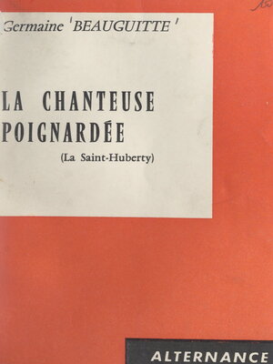 cover image of La chanteuse poignardée